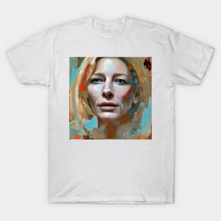 Colorful sketch of Cate T-Shirt